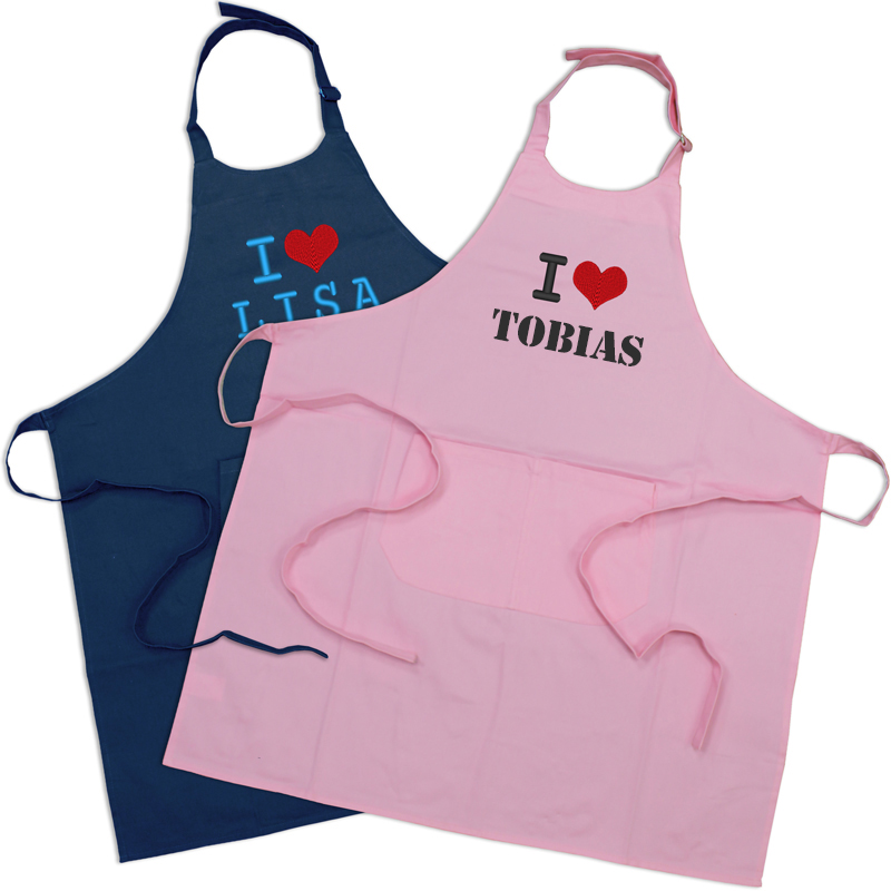 Adult embroidered aprons Adult embroidered aprons