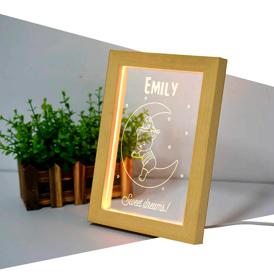 Engraved LED Light Frame Engraved LED Light Frame