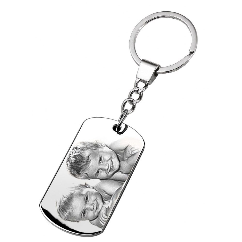 Engraved keyrings with a photo Engraved keyrings with a photo