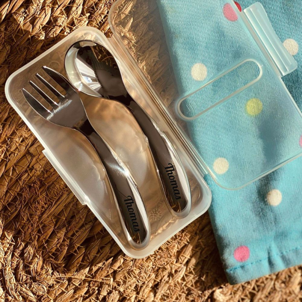 Personalised ergonomic cutlery for babies Personalised ergonomic cutlery for babies