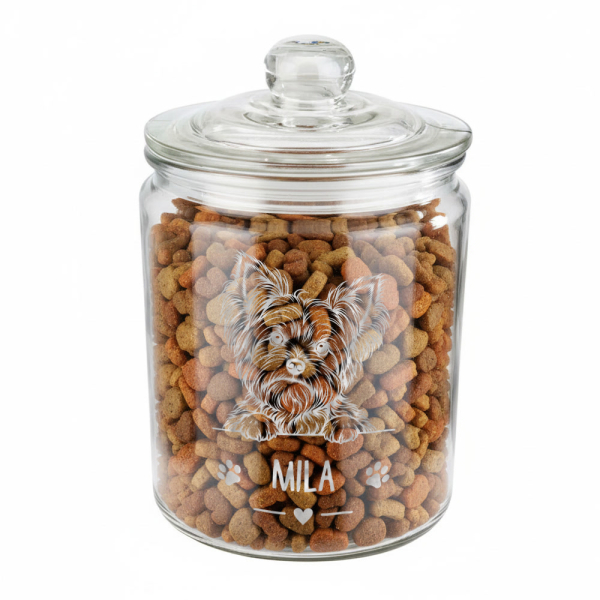 Engraved treat jar for dogs Engraved treat jar for dogs
