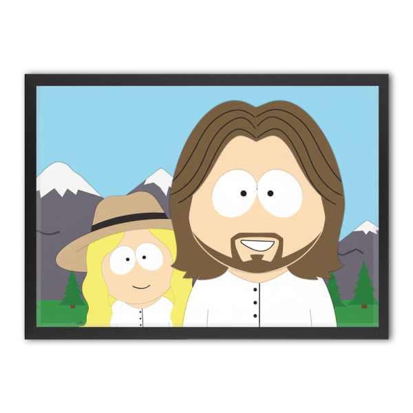 Quirky cartoon-style caricature from a photo Quirky cartoon-style caricature from a photo
