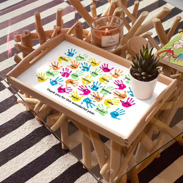 Personalised plate children’s hands Personalised plate children’s hands
