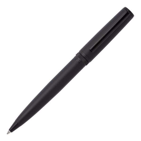 Engraved black Hugo Boss Gear Matrix ballpoint pen Engraved black Hugo Boss Gear Matrix ballpoint pen