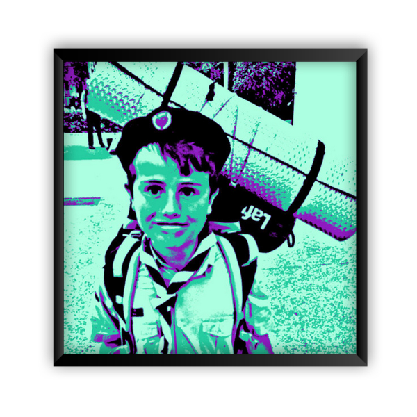 Framed Pop Art poster Framed Pop Art poster