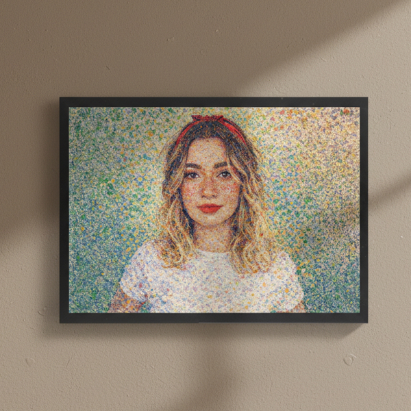 Impressionist-style portrait based on a photo Impressionist-style portrait based on a photo