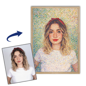 Impressionist-style portrait based on a photo Impressionist-style portrait based on a photo