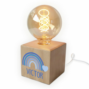 Filament Bulb Lamp Printed Rainbow Filament Bulb Lamp Printed Rainbow