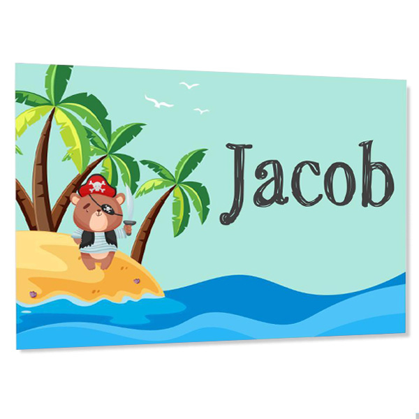 Kids room door sign - Little pirate Kids room door sign - Little pirate