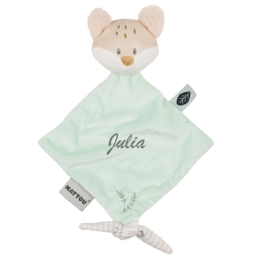 Embroidered Mini Flo the Fox Comforter Embroidered Mini Flo the Fox Comforter