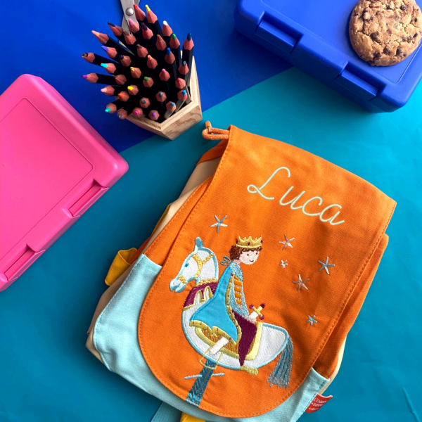 Personalised Prince and the Wooden Horse backpack Personalised Prince and the Wooden Horse backpack