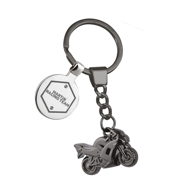 Motorcycle keychain engraved Motorcycle keychain engraved