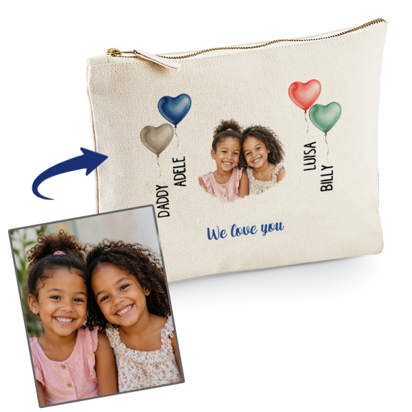 Multipurpose pouch Heart Balloons Multipurpose pouch Heart Balloons