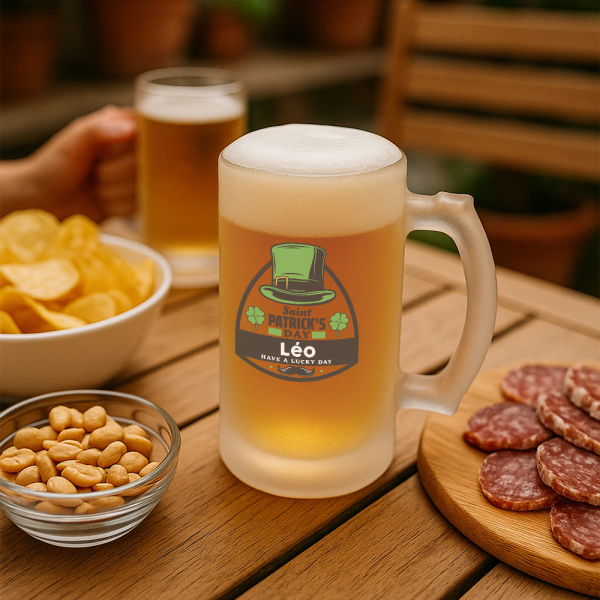 Personalized beer mug Saint Patrick Personalized beer mug Saint Patrick