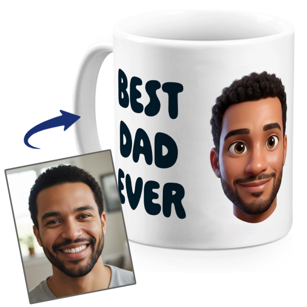 Personalised Best Dad Mug Personalised Best Dad Mug