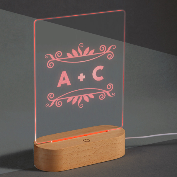 Personalised LED Lamp – Name Personalised LED Lamp – Name