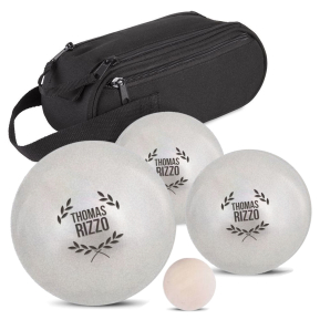 Personalised pétanque balls with designs Personalised pétanque balls with designs
