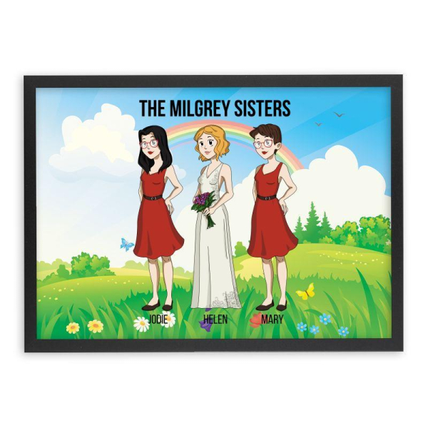 Personalised Poster Manga Family Personalised Poster Manga Family