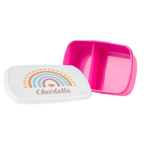 Personalised rainbow snack box Personalised rainbow snack box