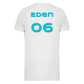 Personalised sports T-shirt Shirt number Personalised sports T-shirt Shirt number