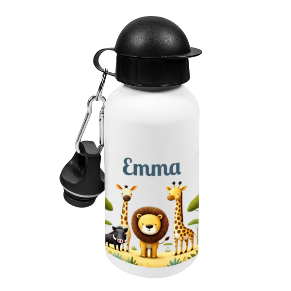 Personalised water bottle safari Personalised water bottle safari