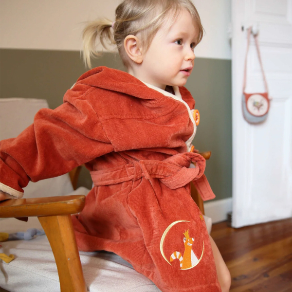 Personalised child bathrobe Red Panda Personalised child bathrobe Red Panda