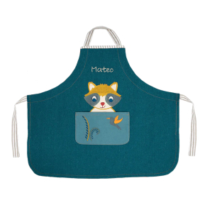 Personalised kids apron Raccoon Personalised kids apron Raccoon