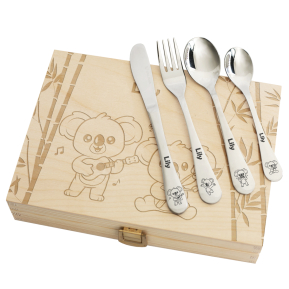 Engraved koala children's cutlery Engraved koala children's cutlery