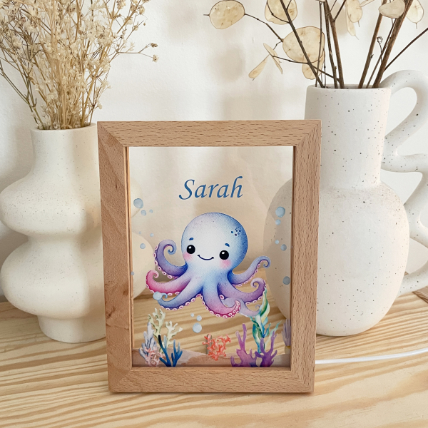 Personalized ocean LED frame Personalized ocean LED frame