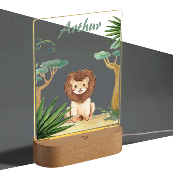 Personalised savannah night light Personalised savannah night light