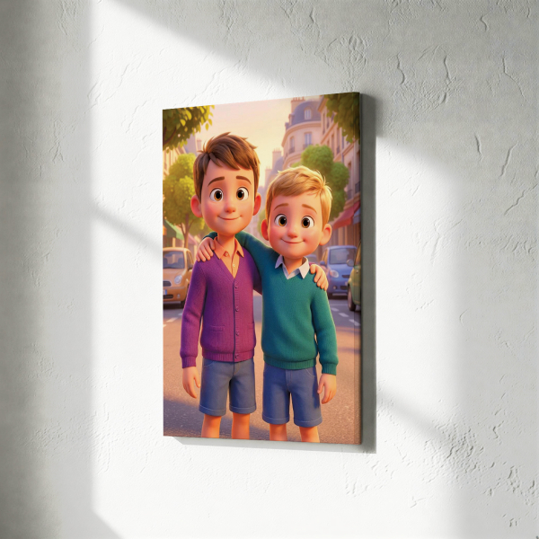 Portrait in the style of 3D animated film based on a photo Portrait in the style of 3D animated film based on a photo
