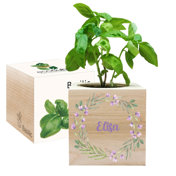Printed EcoCube flower wreath Printed EcoCube flower wreath