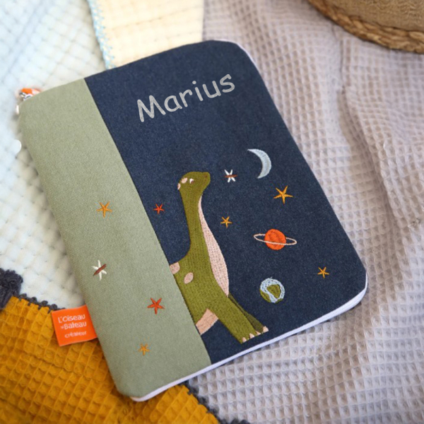 Personalised Health Record Book Cover Dinosaur Personalised Health Record Book Cover Dinosaur