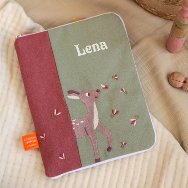 Personalised Health Record Book Cover Fawn Personalised Health Record Book Cover Fawn