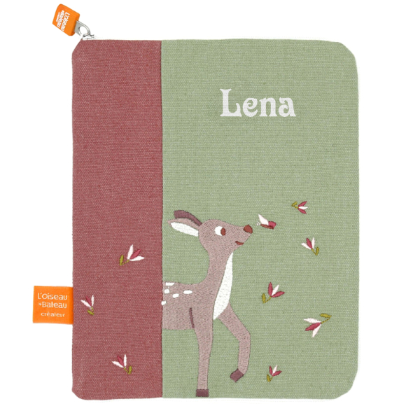 Personalised Health Record Book Cover Fawn Personalised Health Record Book Cover Fawn
