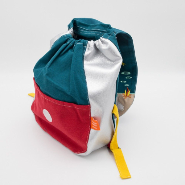 Personalised backpack with polar bear decoration Personalised backpack with polar bear decoration
