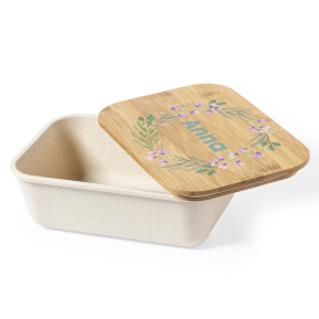 Personalised snack box with floral design Personalised snack box with floral design