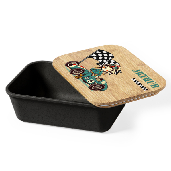 Snack box with race car Snack box with race car