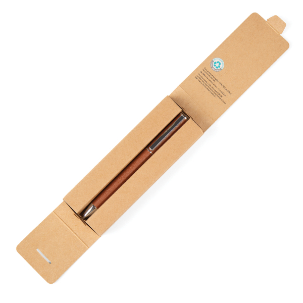 Personalised Timo Leather-Bound Ballpoint Pen Personalised Timo Leather-Bound Ballpoint Pen