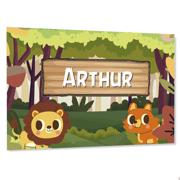 Aluminium Door Sign for Children