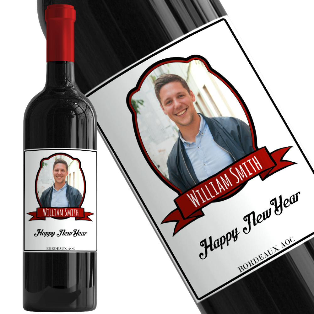 Wine photo label
