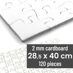 Large cardboard puzzle | 28.5 x 40 cm | 120 pieces