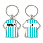 Turquoise and white