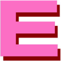 Pink and burgundy