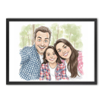 Poster with frame