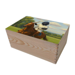 Wooden storage box