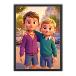 Poster with frame