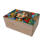 Wooden storage box