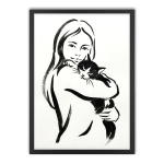 Poster with frame