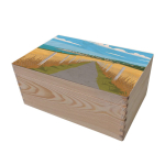 Wooden storage box